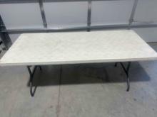 6 foot table