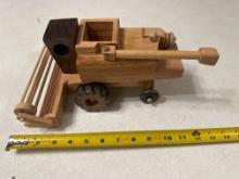 Handcrafted wood combine