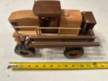 Handcrafted wood hi- boy sprayer