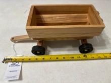 Handcrafted wood barge wagon