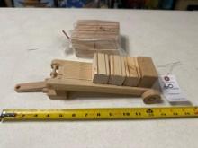 Wood bale cart