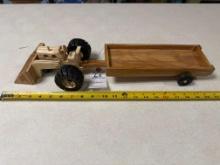 Handcrafted Tractor/loader and trailer
