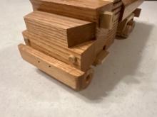 Handcrafted wood fuel hauler