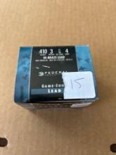 partial box Federal .410 shotgun ammunition 4 shot 3 inch