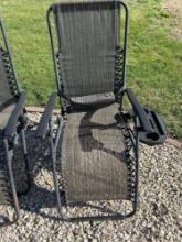 Pair of patio chairs