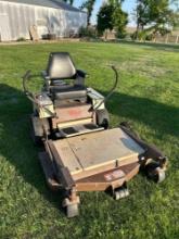 Grasshopper Model 616 mower, 48" deck, front lift, 16 hp V-Twin motor (Good)