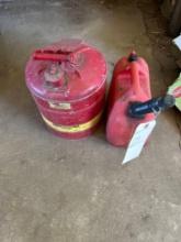 2 gas containers