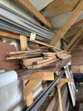 Assorted lumber of various sizes