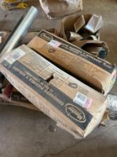 Assorted flexible duct, various sizes