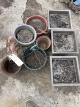 Flower pots and hanging baskets
