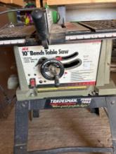 ACE 10" TABLE SAW wITH ACCESSORIES