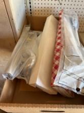 misc. plumbing supplies, gate latches