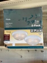 2 pack 15" flush mount lights, NIB