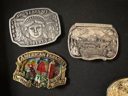 7 ct. Assortment of Collectible Belt Buckles
