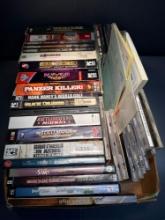 Assortment of CD's, DVD's & VHS Tapes