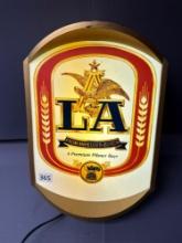 LA Beer Lighted Sign- 9'' x 12''
