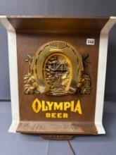Olympia Beer Lighted Sign-12'' x 15''