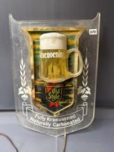 Old Style Beer Lighted Sign - 12'' x 18''
