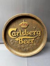 Carlsberg Beer Sign - 12'' Round