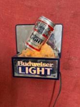 Budweiser Light Beer Lighted Sign- 7'' x 8''