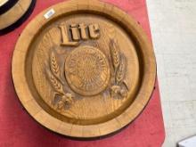 Miller Life Beer Signs - 17'' Round