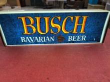 Busch Beer Lighted Sign- 18 1/2'' x 67''