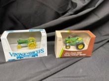 1/43 scale John Deere Tractors-NIB