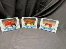 3-1/43 scale Allis Chalmers Tractors-NIB