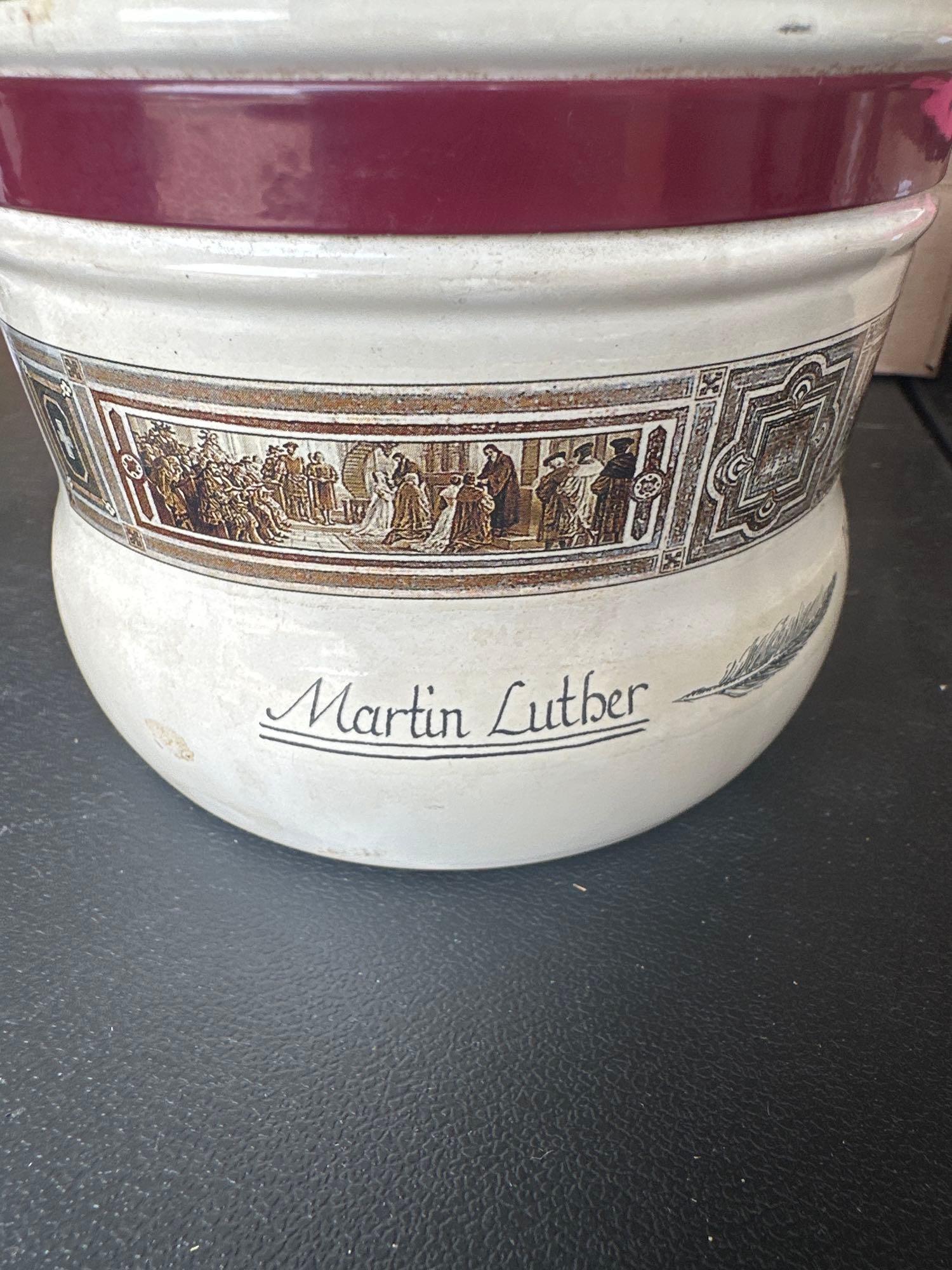 Martin Luther Sailer Fest malt liquor crock jug. Sealed!!!