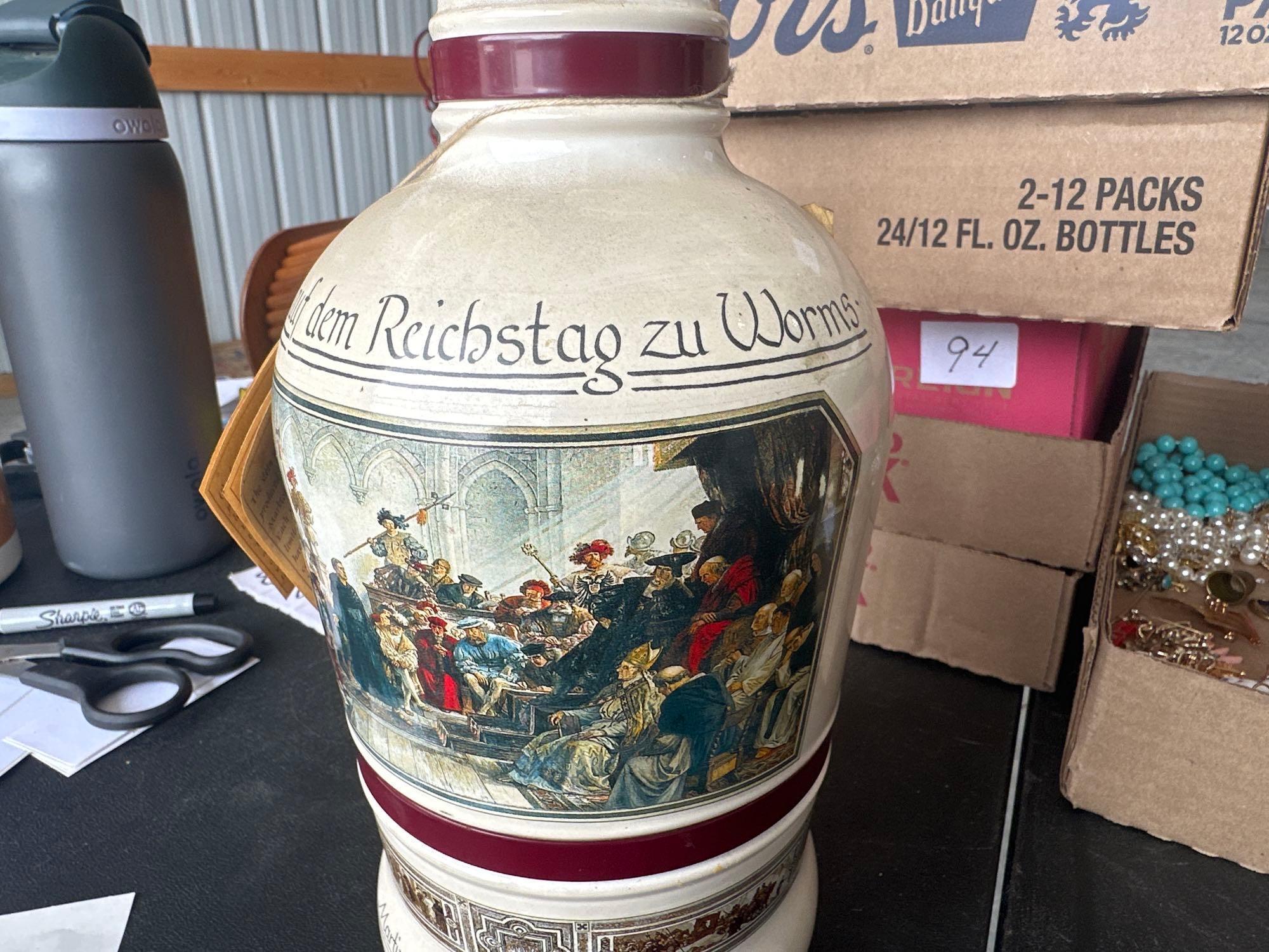 Martin Luther Sailer Fest malt liquor crock jug. Sealed!!!
