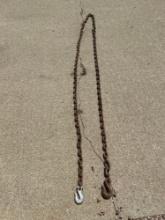 12 chain with hooks.