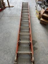 24 Fiberglas extension ladder.