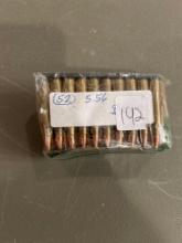 Bag of 52 rds of 5.56 ammunition