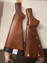 2 wooden remington buttstocks