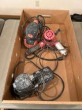 Black and Decker sander, Porter Cable sander, heat gun