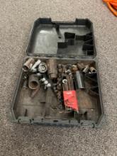 Dewalt box of assorted tools, Dewalt 18V impact