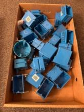 Box of outlet and light bulb boxes