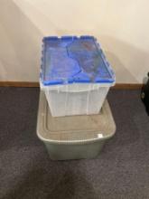 Plastic storage totes