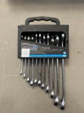 Power Torque 11 piece metric combination wrench set