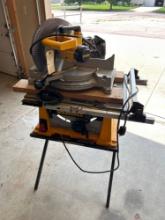 Dewalt 12" corded compound miter saw with stand