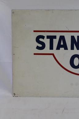 Standard Oil of Kentucky Single Sided Tin Rack Sign