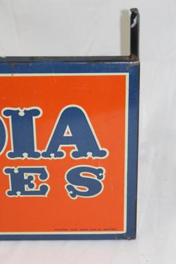 India Tire Display Stand with Owl Graphics
