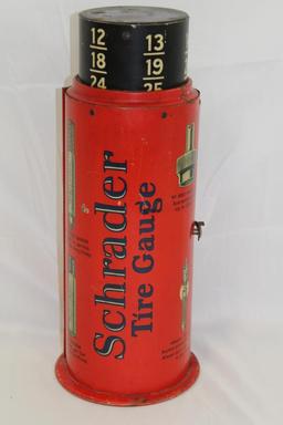 Schrader Tire Valve & Gauge Counter Display Cabinet
