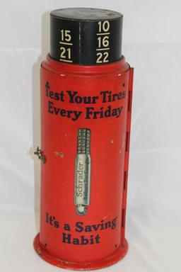 Schrader Tire Valve & Gauge Counter Display Cabinet