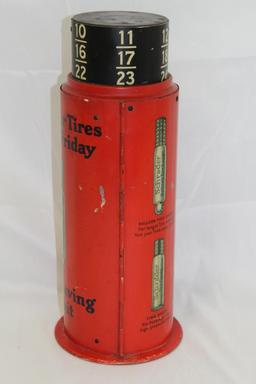 Schrader Tire Valve & Gauge Counter Display Cabinet