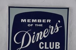 Member of the Diners' Club World-Wide Cedit Card Metal Sign