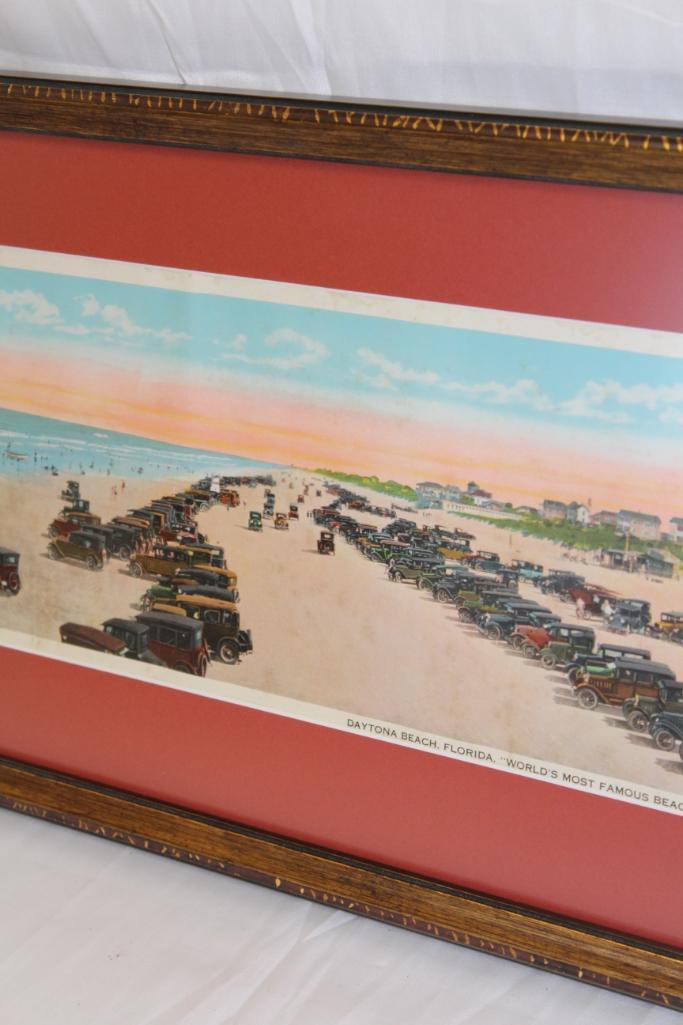Daytona Beach Panoramic Automobile Scene