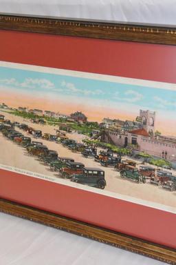 Daytona Beach Panoramic Automobile Scene