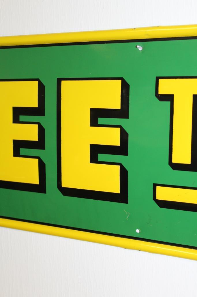 Lee Tires Horizontal Single Sided Tin Sign