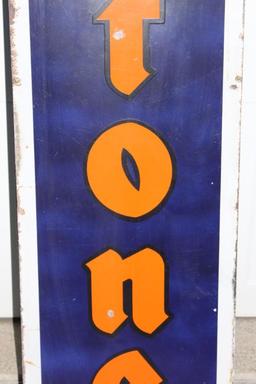 Firestone Tires Vertical Single Sided Porcelain Sign